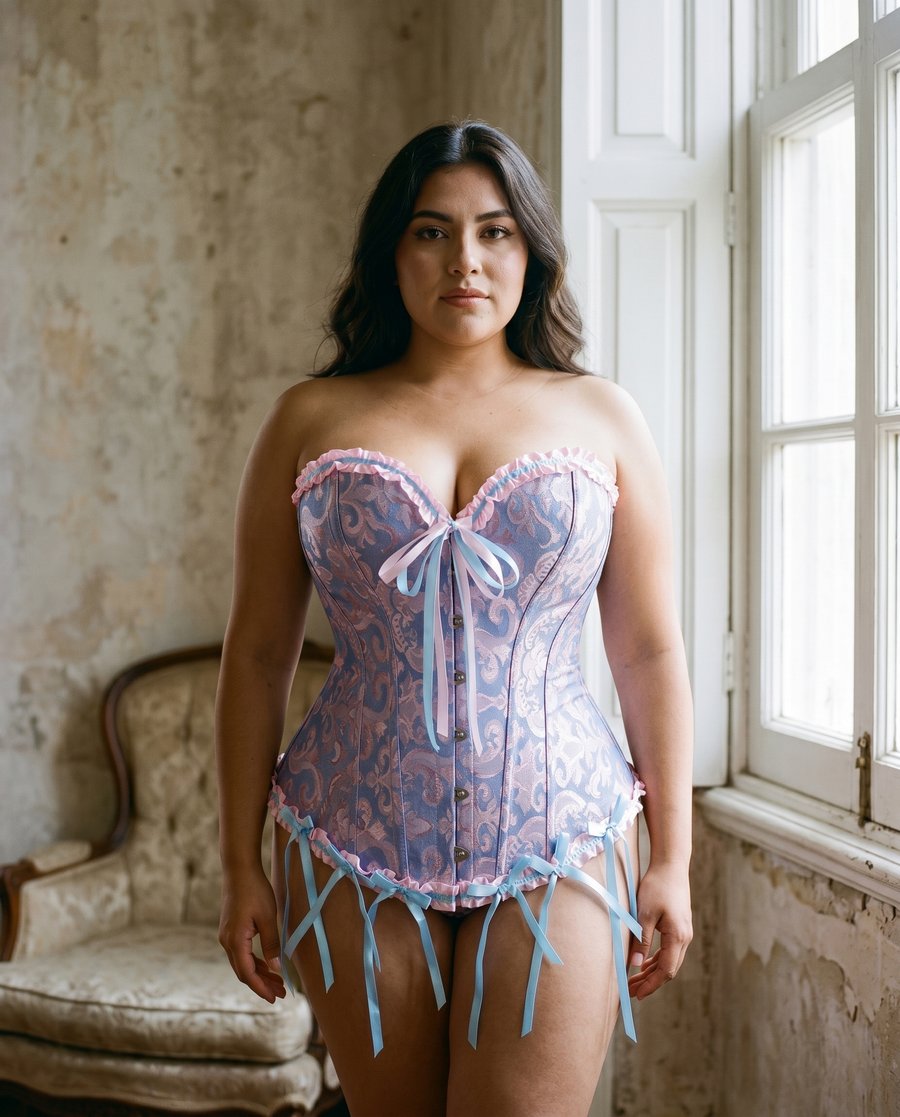 La Clásica — Corset Bailarina Azul