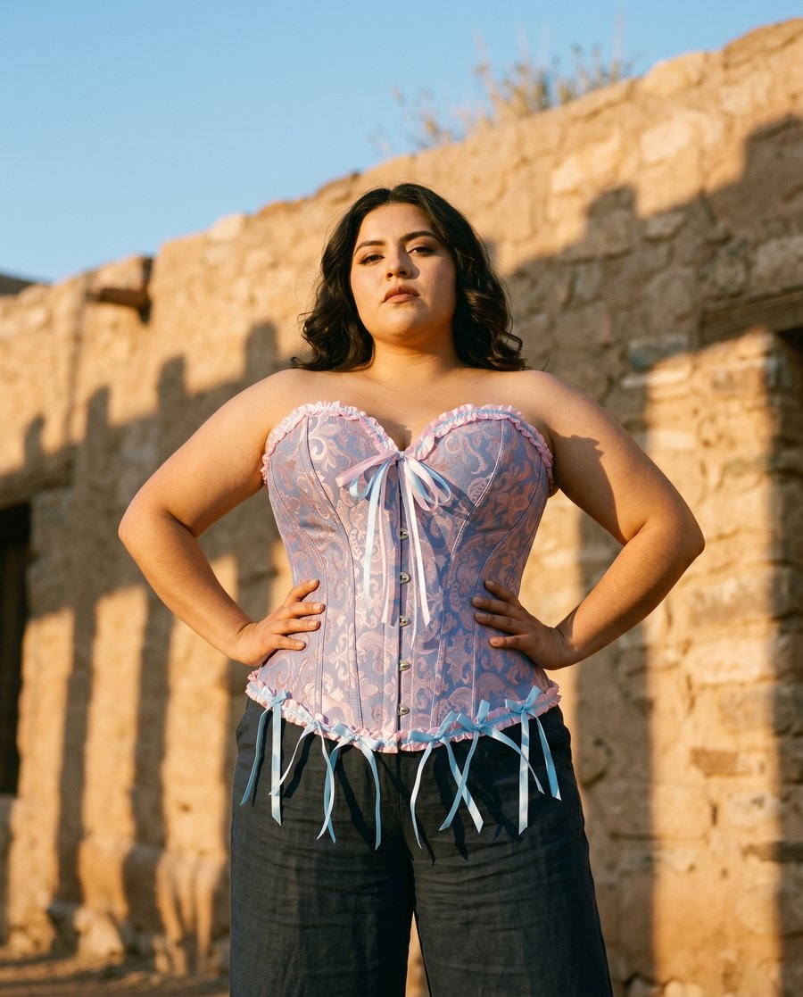 La Real — Corset Bailarina Azul